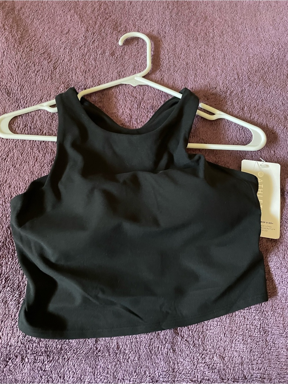 Athleta Women's High Neck Crop Tank Top Small NWT
